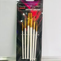 ART BRUSH 06 PCS SET FLAT