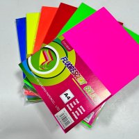 COLOR PAPER FLUORESCENT COLOR SET 